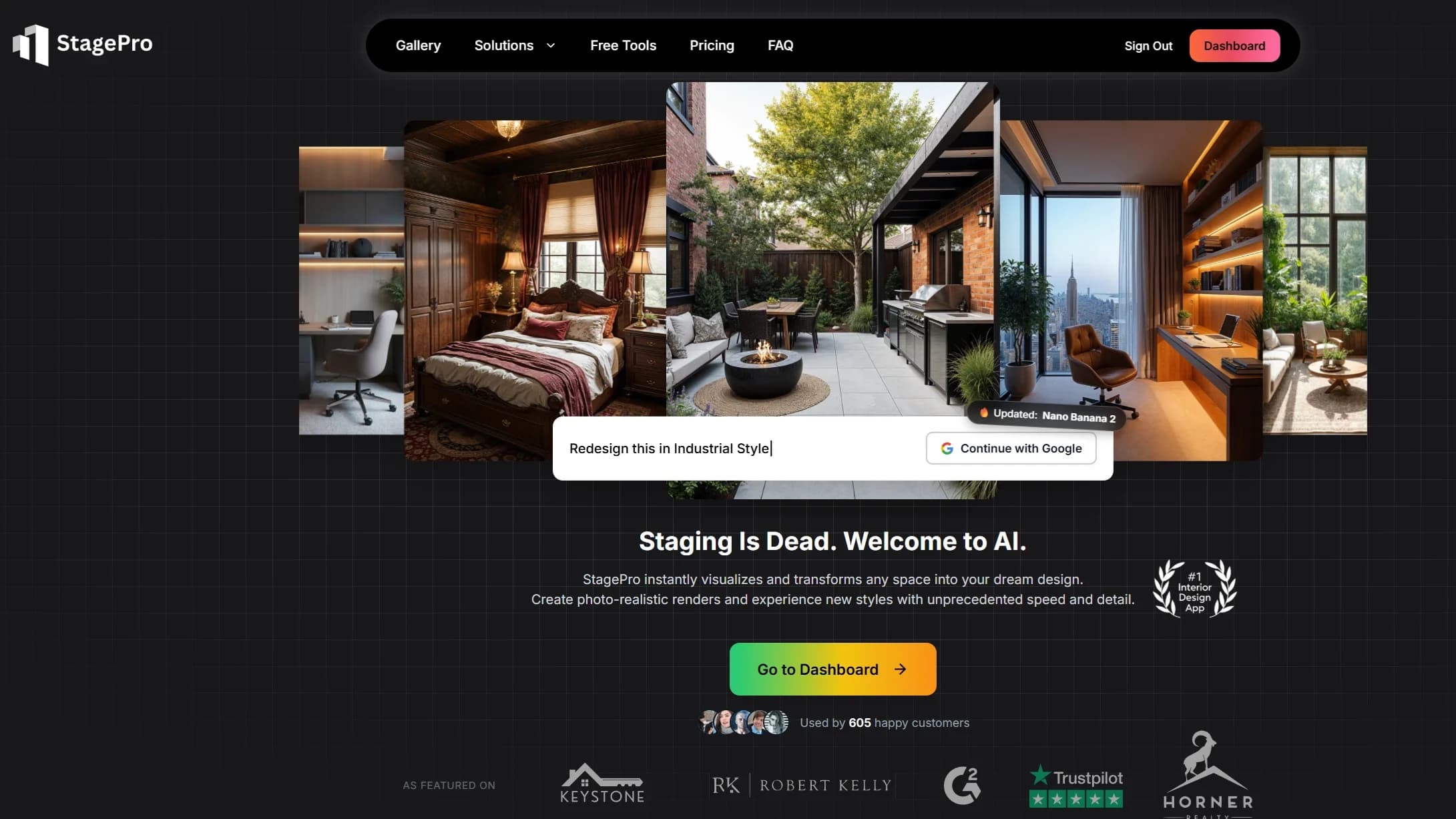 StageProAI website preview