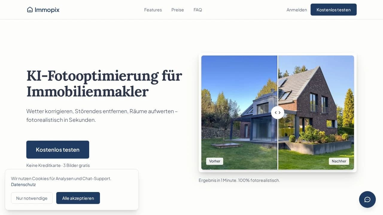 Immopix - Real Estate example screenshot