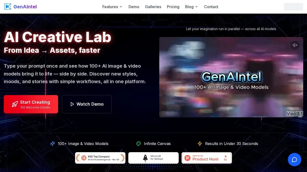 GenAIntel - Design Tools example screenshot