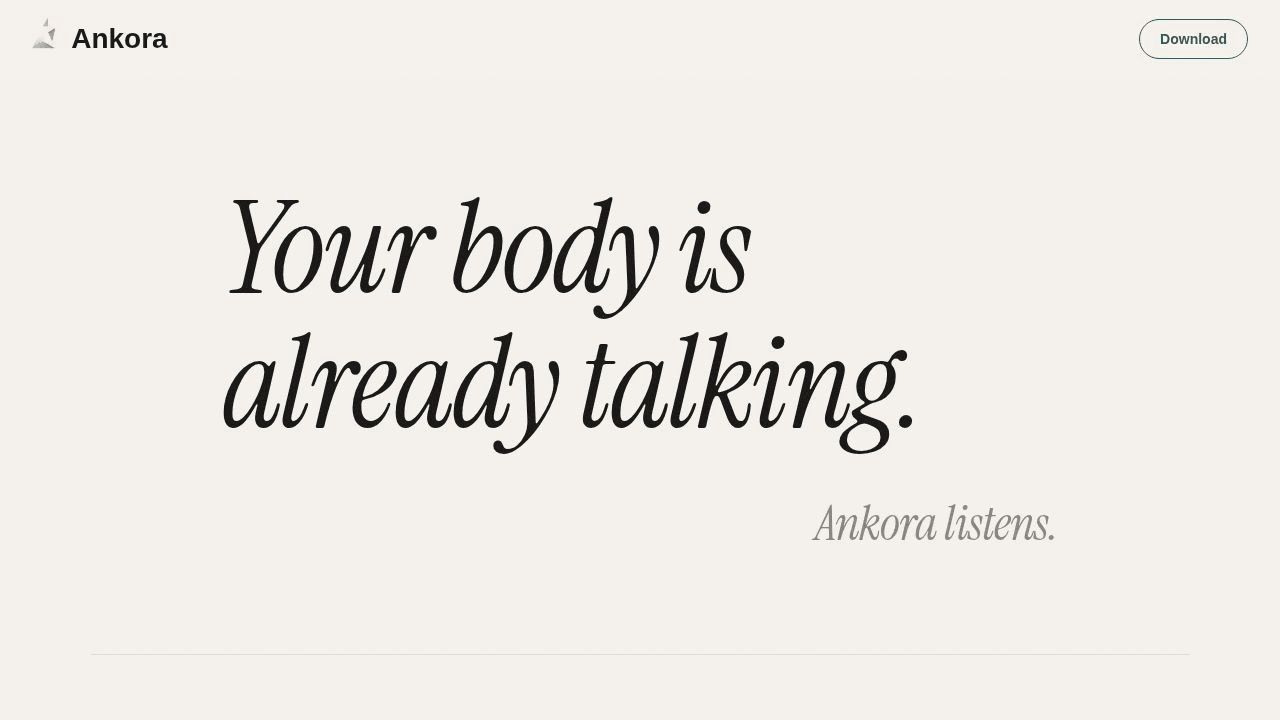 Ankora website preview