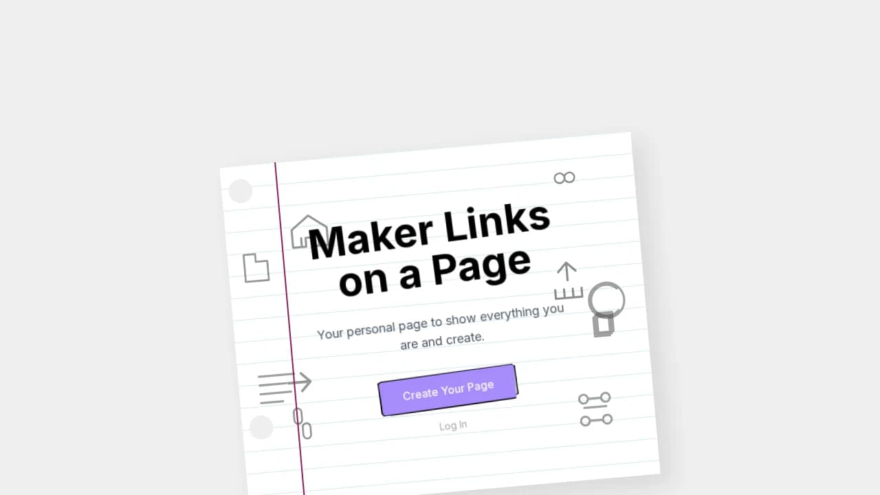 MakerLinks.page website preview