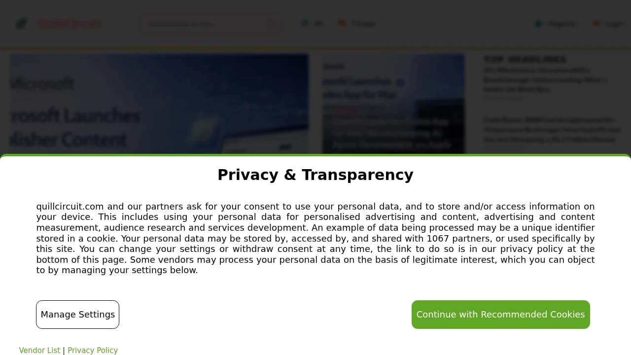 QuillCircuit - Community example screenshot
