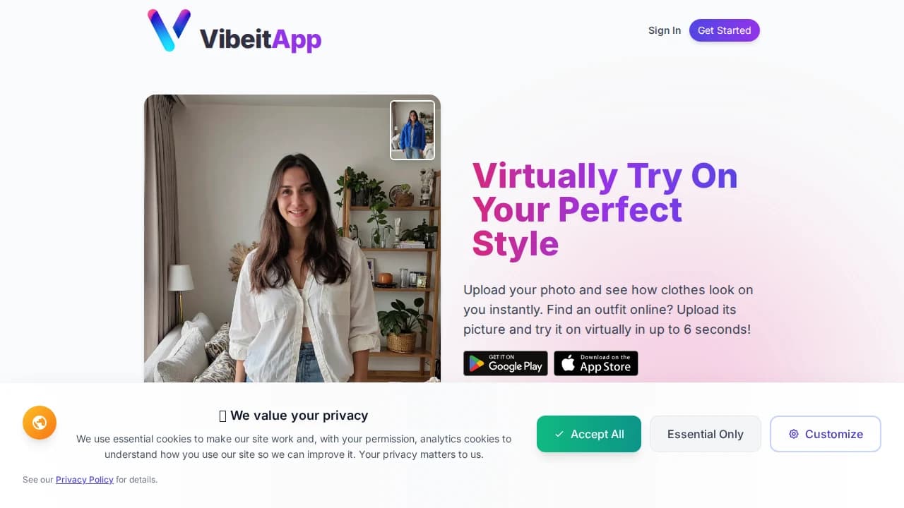 VibeitApp - Utilities example screenshot