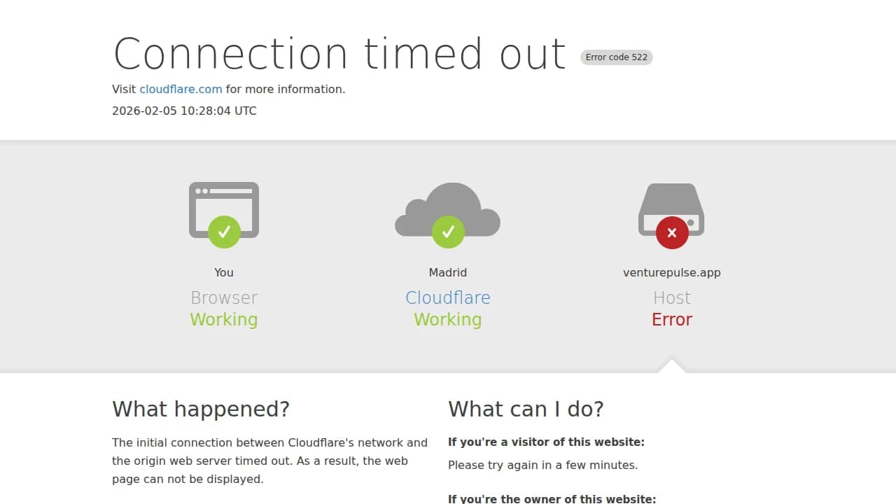venturepulse.app website preview