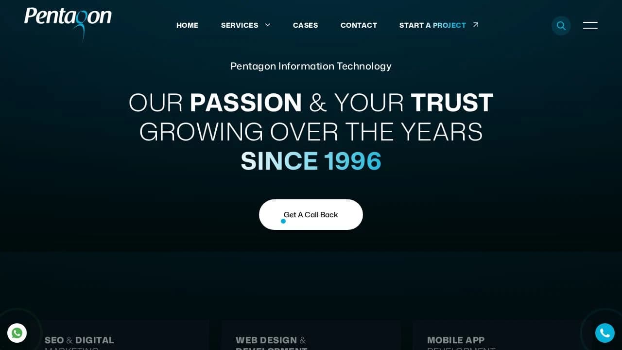 Digital Agency website preview