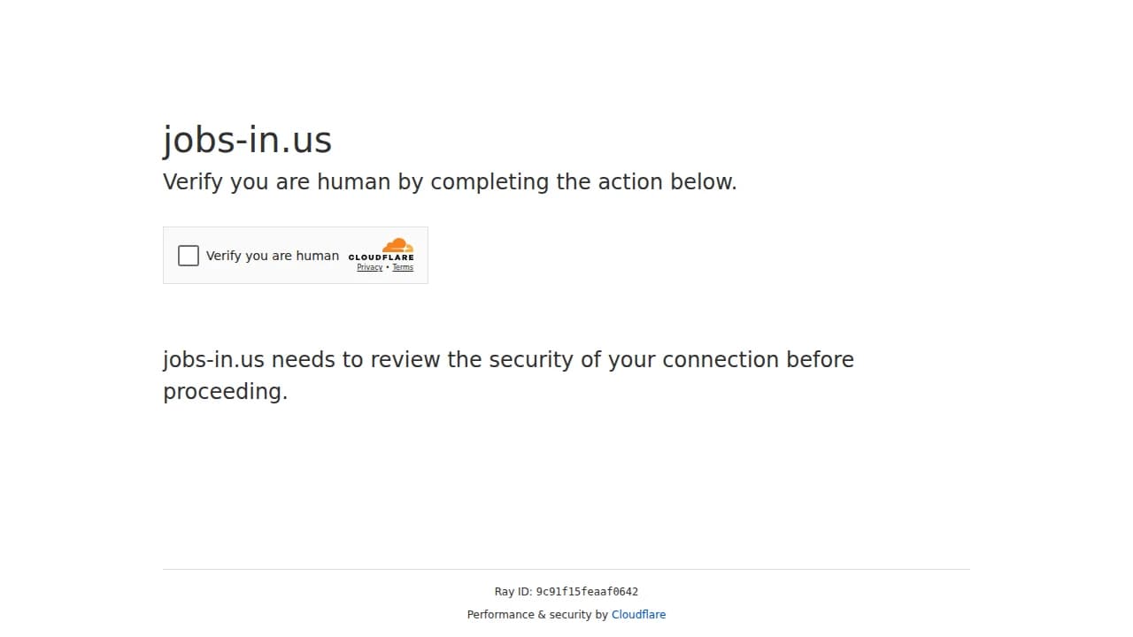 Jobs-in US - Recruiting & HR example screenshot