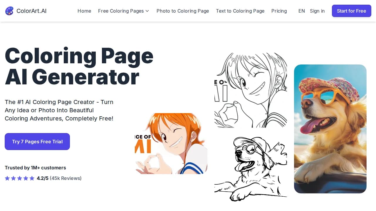 ColorArt.AI - Design Tools example screenshot