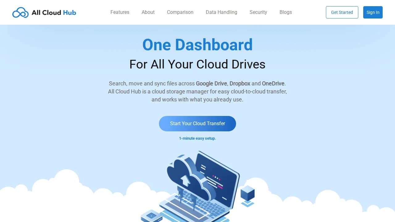 All Cloud Hub website preview
