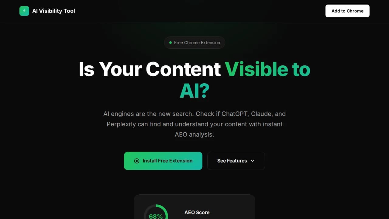 Is Your Content Visible to AI? - Artificial Intelligence example screenshot
