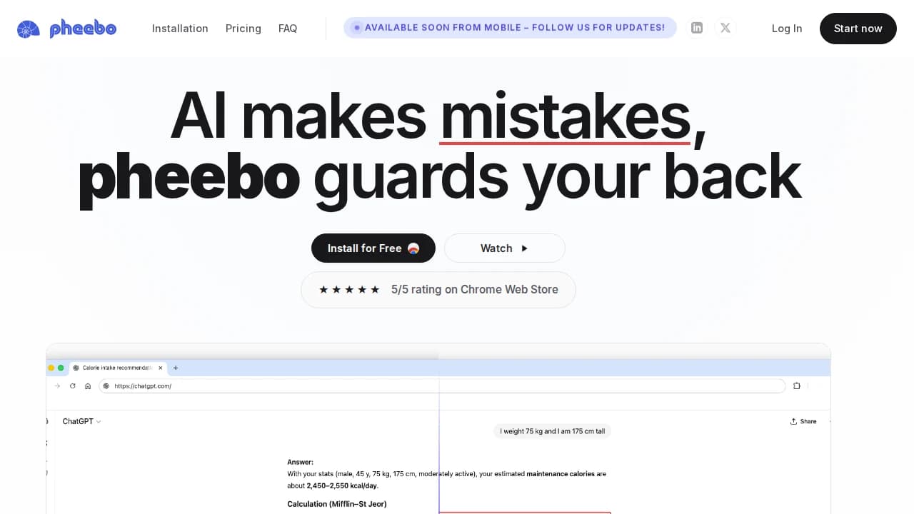 pheebo website preview
