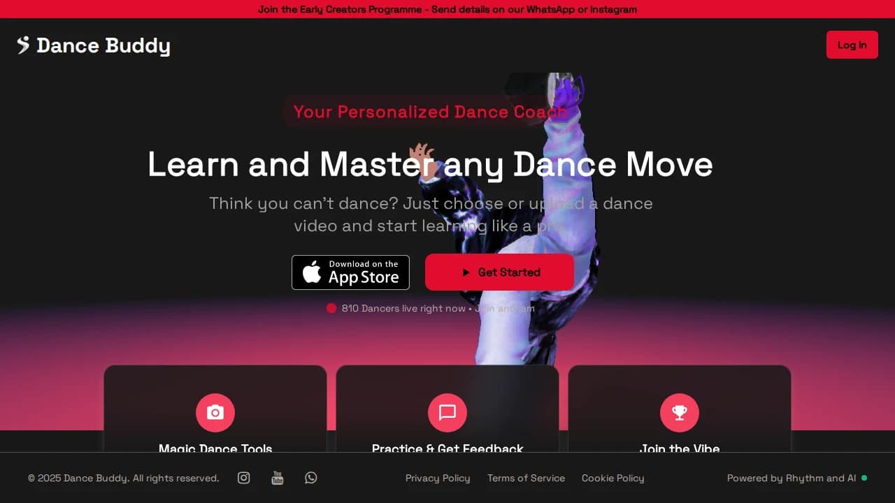 Dansync - Community example screenshot