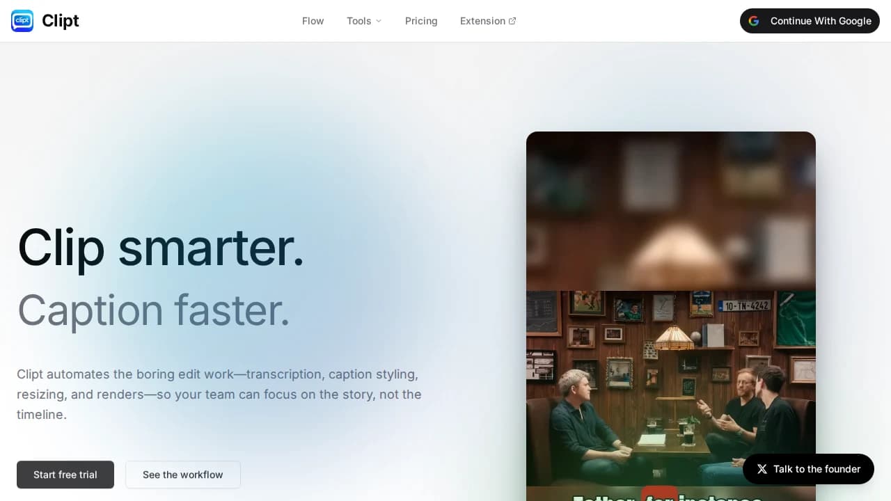 Clipt website preview