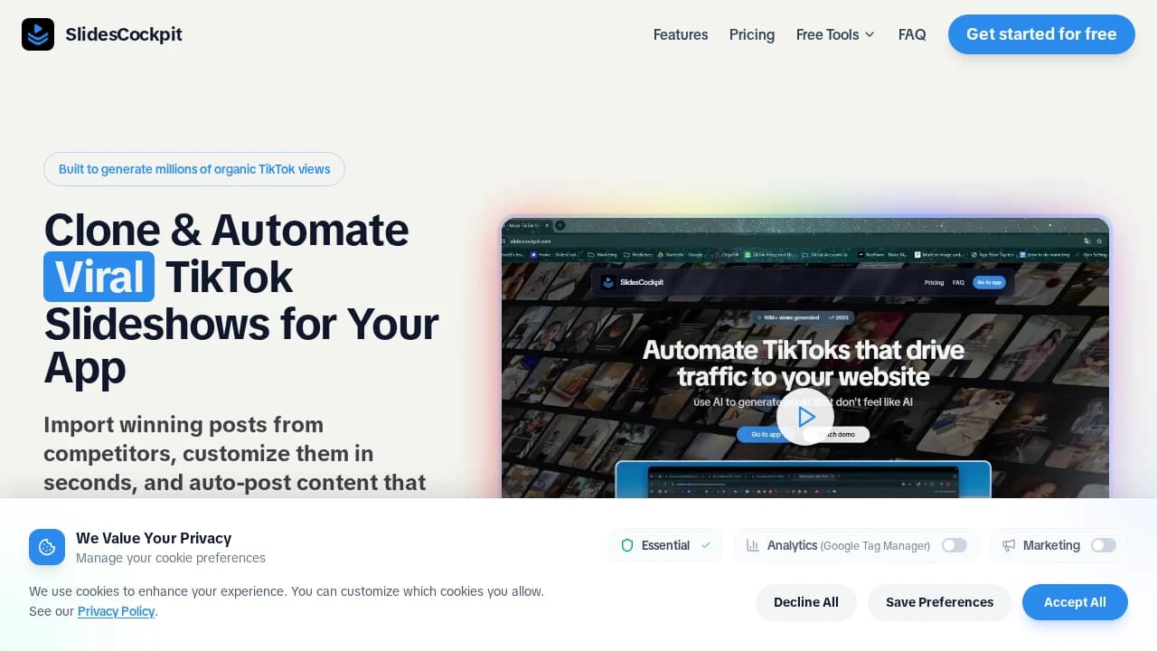 SlidesCockpit - Content Creation example screenshot