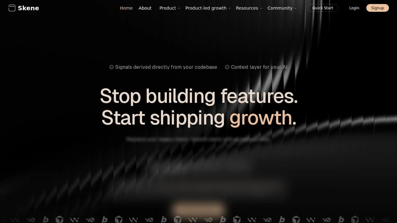 Skene - Sales example screenshot